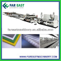 PC(polycarbonate) hollow sheet machine line with UV protective layer